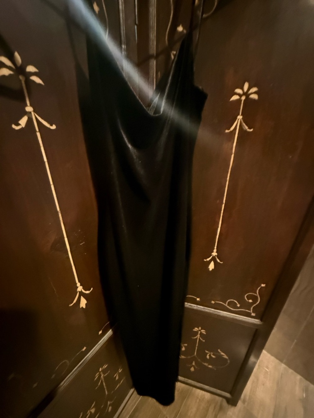 Black Slip Dress - Women